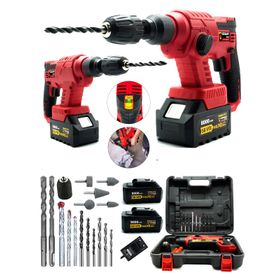 Germany Style Alman Alman Ms-880 Kömürsüz Motor Çift Akülü Darbeli Hilti Matkap