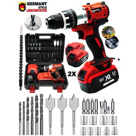 Germany Style Alman PRO-512VX Çift Akülü Darbeli Kart Soğutmalı Torklu Matkap
