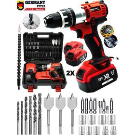 Germany Style Alman PRO-512VX Çift Akülü Darbeli Kart Soğutmalı Torklu Matkap