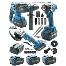 Germany Style Hilti 2-26 mm 450nm Torklu Vidalama Somun Sıkma Taşlama Şarjlı Matkap