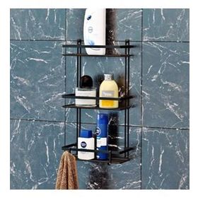 Geseus Mat Siyah ES065H Banyo Rafı