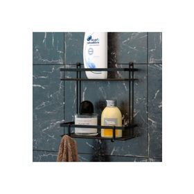 Geseus Mat Siyah ES067H Banyo Rafı