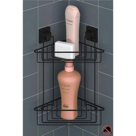 Geseus Siyah EF257S Banyo Rafı