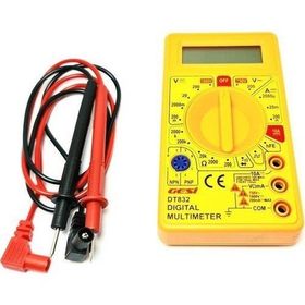 Gesi DT-832 Sarı Dijital Multimetre