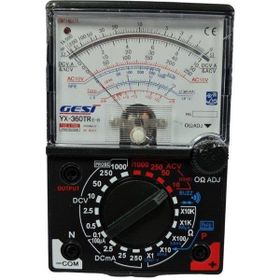 Gesi YX-360TRE-B Siyah Analog Multimetre Ölçü Aleti