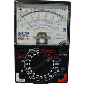 Gesi YX-360TRE-B Siyah Analog Multimetre Ölçü Aleti