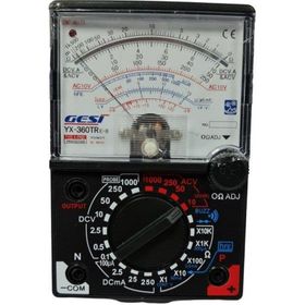 Gesi YX-360TRE-B Siyah Analog Multimetre Ölçü Aleti