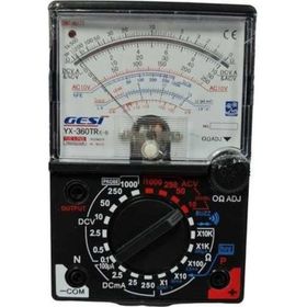 Gesi YX-360TRE-B Siyah Analog Multimetre Ölçü Aleti