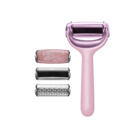 Geske Pembe Mikro İğneli Buz Başlığı Pembe Kuvars Başlıklı Dermaroller