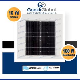 Gesper Energy 100 Watt Monokristal Güneş Paneli