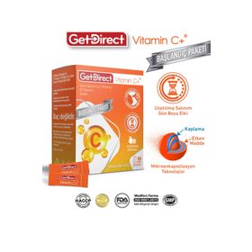 Get Direct Vitamin C 1000 mg Çinko 10 Saşe