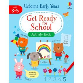 Get Ready For School Activity Book-Usborne Publishing