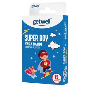 Getwell 15'li Super Boy Yara Bandı