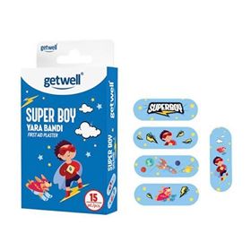 Getwell 15'li Super Boy Yara Bandı