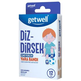 Getwell Diz Dirsek 12'li Yara Bandı