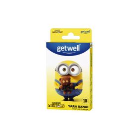 Getwell Minions Minyonlar 15 Adet Lisanslı Yara Bandı
