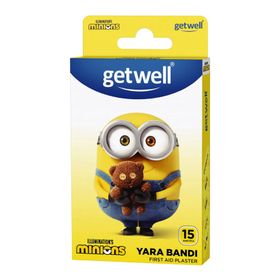 Getwell Minions Minyonlar 15 Adet Lisanslı Yara Bandı