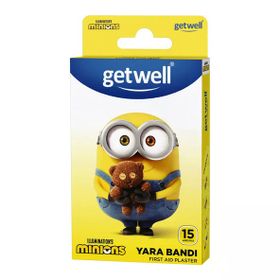 Getwell Minions Minyonlar 15 Adet Lisanslı Yara Bandı