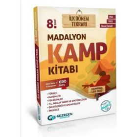 Gezegen Yayıncılık 8. Sınıf Madalyon Kamp Kitabı İlk Dönem Tekrarı