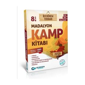 Gezegen Yayıncılık 8. Sınıf Madalyon Kamp Kitabı İlk Dönem Tekrarı