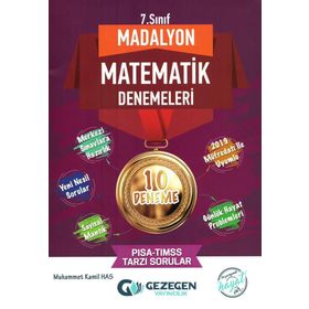 Gezegen Yayıncılık 8. Sınıf Madalyon Matematik Denemeleri 20 Deneme
