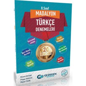 Gezegen Yayıncılık 8. Sınıf Türkçe Madalyon Denemeleri