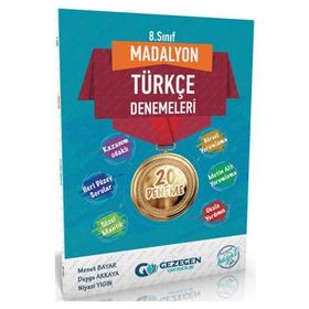 Gezegen Yayıncılık 8. Sınıf Türkçe Madalyon Denemeleri
