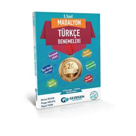Gezegen Yayınları 5. Sınıf Madalyon 20'li Türkçe Denemeleri