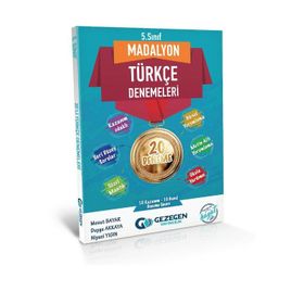Gezegen Yayınları 5. Sınıf Madalyon 20'li Türkçe Denemeleri