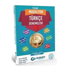Gezegen Yayınları 5. Sınıf Madalyon 20'li Türkçe Denemeleri