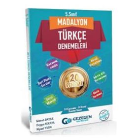 Gezegen Yayınları 5. Sınıf Madalyon 20'li Türkçe Denemeleri