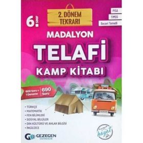 Gezegen Yayınları 6. Sınıf 2. Dönem Tekrarı Madalyon Telafi Kamp Kitabı