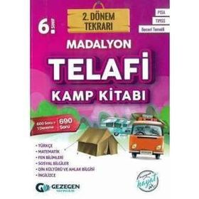 Gezegen Yayınları 6. Sınıf 2. Dönem Tekrarı Madalyon Telafi Kamp Kitabı