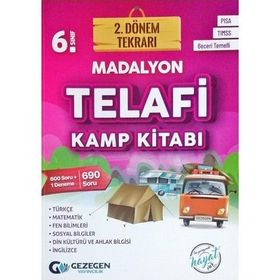 Gezegen Yayınları 6. Sınıf 2. Dönem Tekrarı Madalyon Telafi Kamp Kitabı