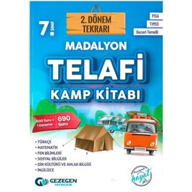 Gezegen Yayınları - 7. Sınıf 2. Dönem Madalyon Tekrarı Kamp Kitabı