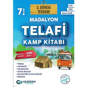 Gezegen Yayınları 7. Sınıf Madalyon 2. Dönem Telafi Kamp Kitabı