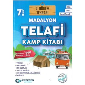 Gezegen Yayınları 7. Sınıf Madalyon 2. Dönem Telafi Kamp Kitabı