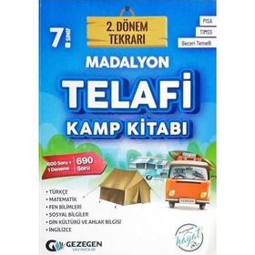 Gezegen Yayınları 7. Sınıf Madalyon 2. Dönem Telafi Kamp Kitabı