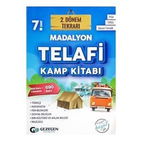 Gezegen Yayınları 7. Sınıf Madalyon 2. Dönem Telafi Kamp Kitabı