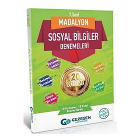 Gezegen Yayınları 7. Sınıf Madalyon Sosyal Bilgiler Denemeleri 20 Deneme