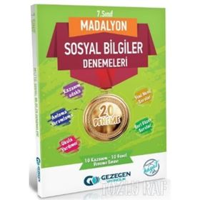 Gezegen Yayınları 7. Sınıf Madalyon Sosyal Bilgiler Denemeleri 20 Deneme