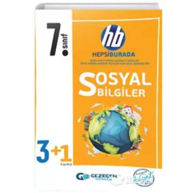 Gezegen Yayınları - 7. Sınıf Sosyal Bilgiler 3 Artı 1 Fasikül