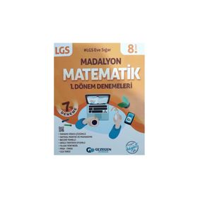 Gezegen Yayınları 8. Sınıf LGS 1. Dönem Matematik 7li Denemeleri