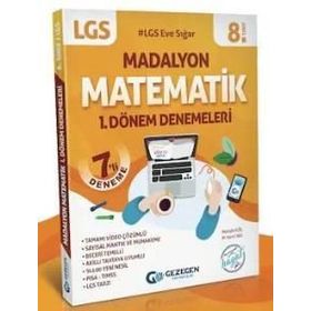 Gezegen Yayınları 8. Sınıf LGS 1. Dönem Matematik 7li Denemeleri