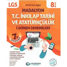 Gezegen Yayınları 8. Sınıf LGS 1. Dönem T. C. İnkılap Tarihi Ve Atatürkçülük 7 Denemeleri