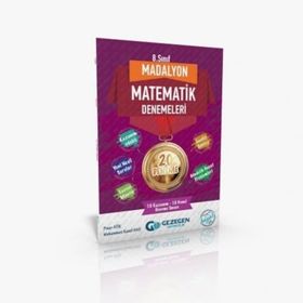 Gezegen Yayınları 8. Sınıf Madalyon Matematik 20 Deneme