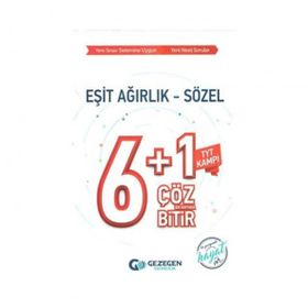Gezegen Yayınları TYT Kampı Eşit Ağırlık Sözel 6 Artı 1 Çöz Bir Haftada Bitir