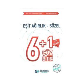 Gezegen Yayınları TYT Kampı Eşit Ağırlık Sözel 6 Artı 1 Çöz Bir Haftada Bitir