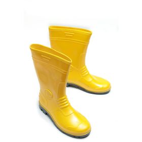 Gezer 1211 Sarı Pvc Kısa Konç Çizme