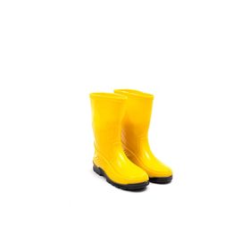 Gezer 1211 Sarı Pvc Kısa Konç Çizme